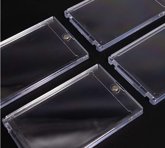 マグネットローダー カードローダー UVカット マグネットホルダー ― カードケース 12個セット(30枚スリーブ付き) 35pt カード収納 コレクションケース 保護 磁石ローダー トレーディングカード ローダー 硬質ケース カード飾り ポケカ用