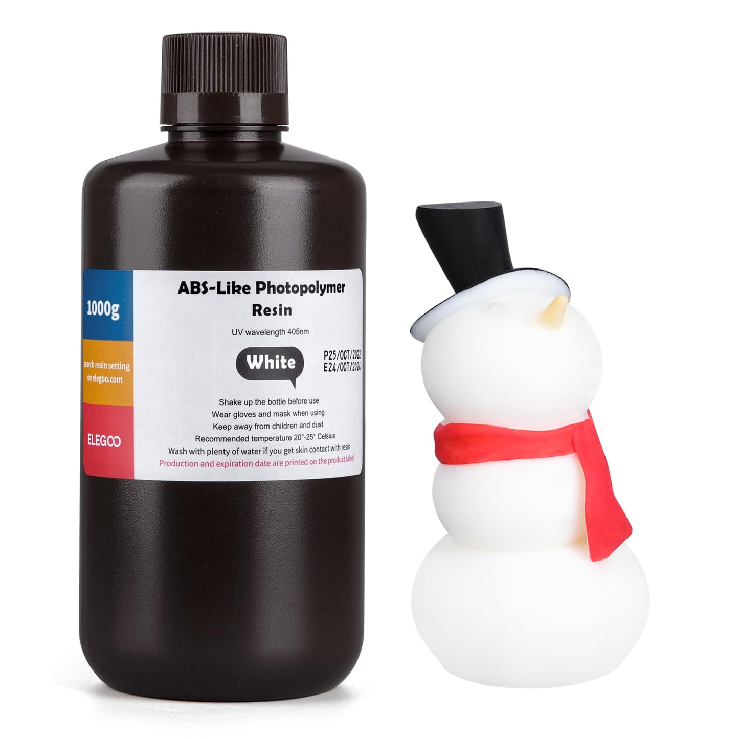 ELEGOO 光造形3Dプリンター用 ABS類似UVレジン 1000g 光硬化可能樹脂 3Dプリンタ向け