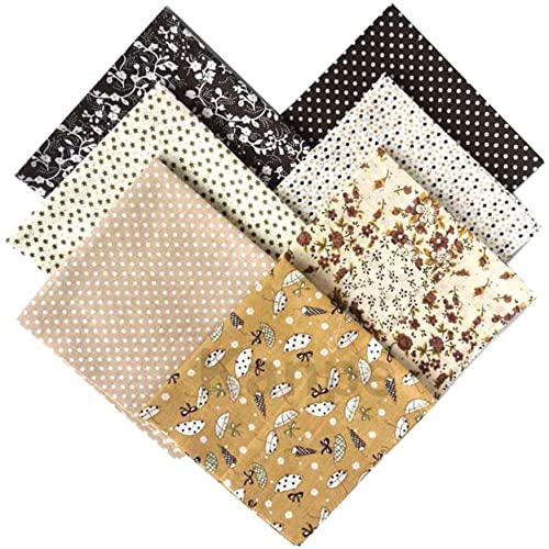 生地 布 花柄 50㎝×50㎝ DIY手芸用 綿 花柄 ハンドメイド 手作り 手芸 パッチワーク プリント 純綿 多様なパターンと色 おしゃれ パッチワーク 布セット 正方形 はぎれ (グレー) (緑)