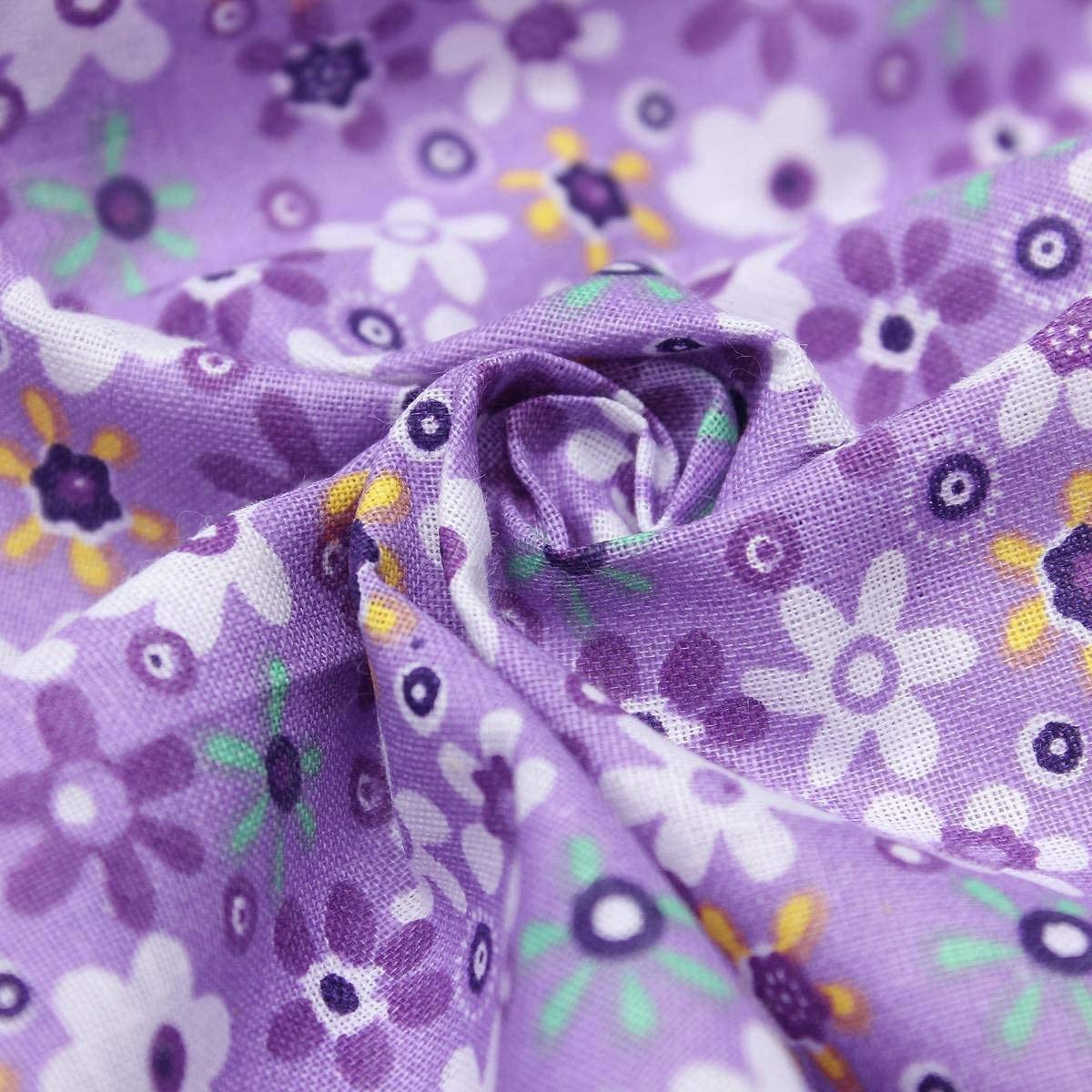 生地 布 花柄 50㎝×50㎝ DIY手芸用 綿 花柄 ハンドメイド 手作り 手芸 パッチワーク プリント 純綿 多様なパターンと色 おしゃれ パッチワーク 布セット 正方形 はぎれ (グレー) (緑)