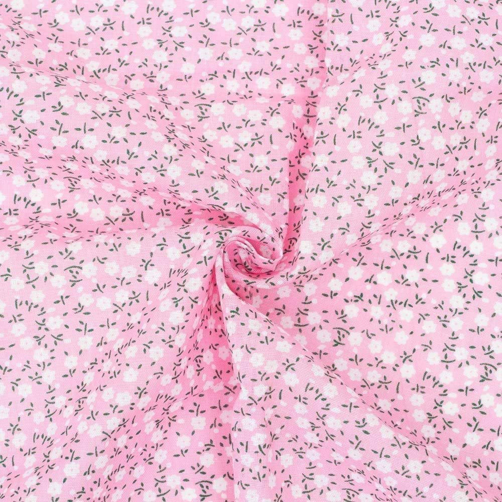 生地 布 花柄 50㎝×50㎝ DIY手芸用 綿 花柄 ハンドメイド 手作り 手芸 パッチワーク プリント 純綿 多様なパターンと色 おしゃれ パッチワーク 布セット 正方形 はぎれ (グレー) (緑)