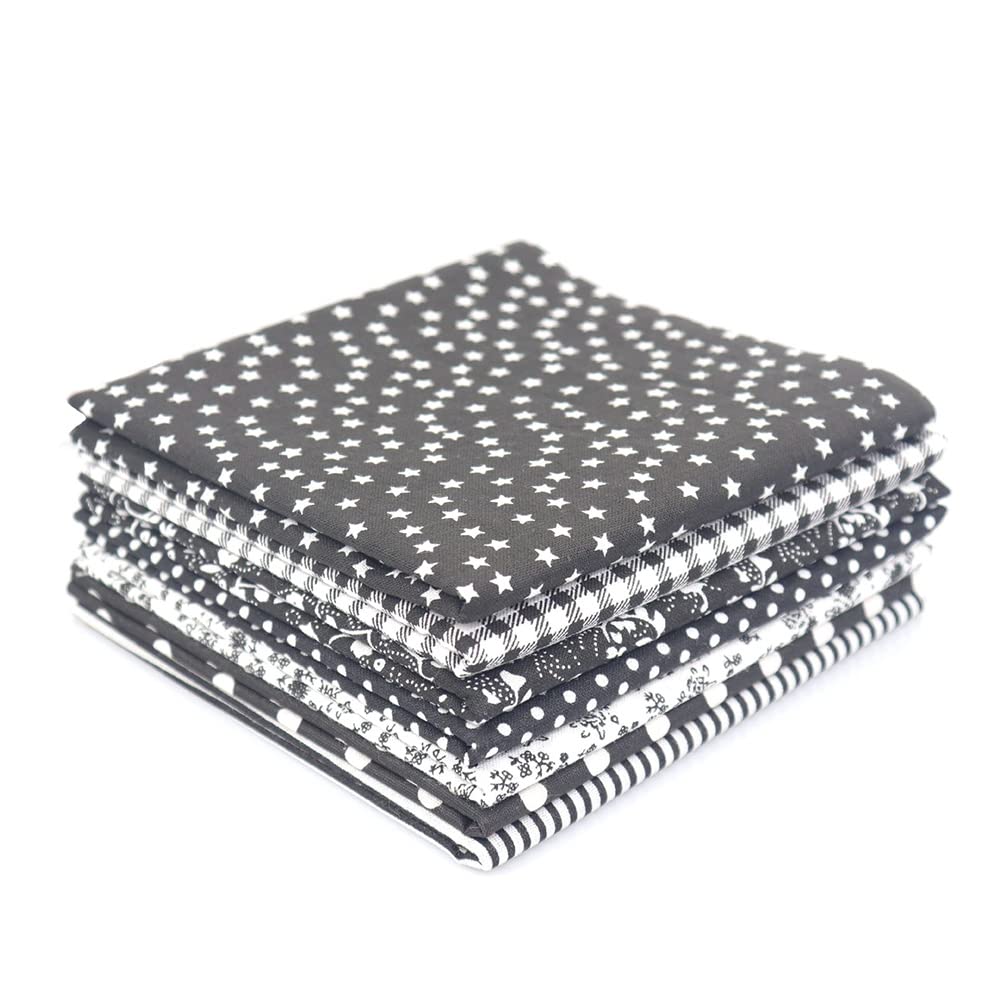 生地 布 花柄 50㎝×50㎝ DIY手芸用 綿 花柄 ハンドメイド 手作り 手芸 パッチワーク プリント 純綿 多様なパターンと色 おしゃれ パッチワーク 布セット 正方形 はぎれ (グレー) (緑)