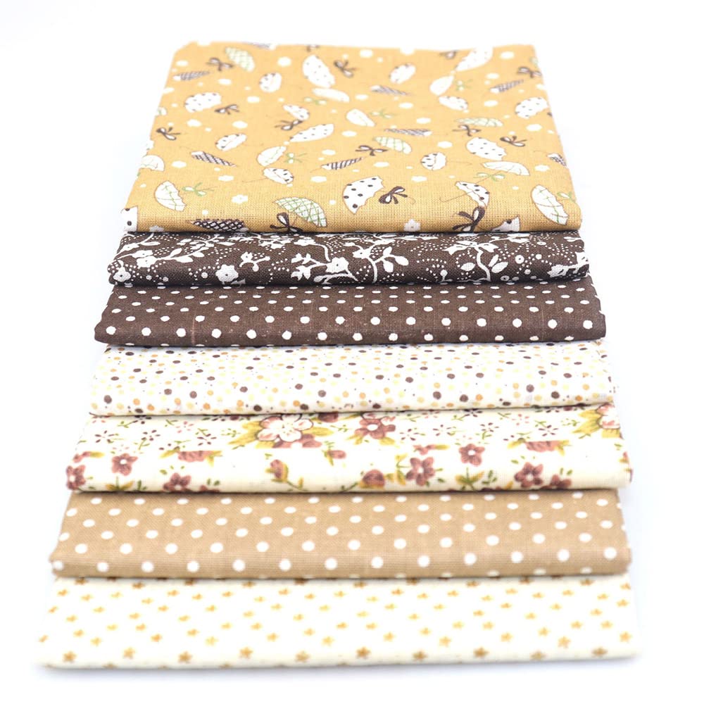 生地 布 花柄 50㎝×50㎝ DIY手芸用 綿 花柄 ハンドメイド 手作り 手芸 パッチワーク プリント 純綿 多様なパターンと色 おしゃれ パッチワーク 布セット 正方形 はぎれ (グレー) (緑)