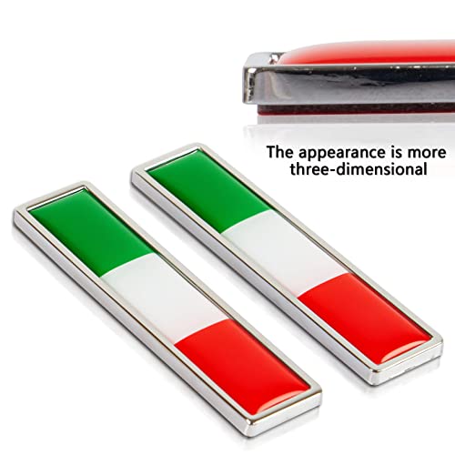 車用 3D ステッカー エンブレム かっこいい おしゃれ国旗 フラッグ プレート ステッカー 車 デカール シール ラベル 防水 汎用 装飾 イタリア