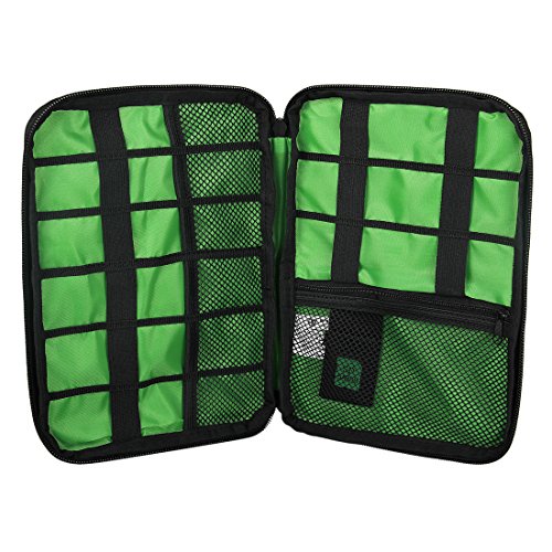 マルチケース Abestbox® 収納ポーチ アクセサリー収納バッグ ケーブル類やデジタル小物入れ PC周辺機器 モバイル収納ケース