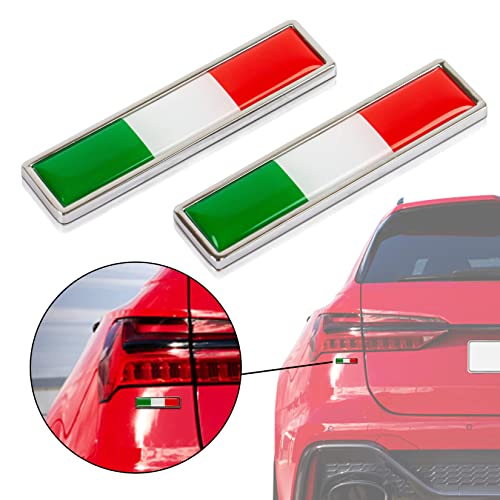 車用 3D ステッカー エンブレム かっこいい おしゃれ国旗 フラッグ プレート ステッカー 車 デカール シール ラベル 防水 汎用 装飾 イタリア