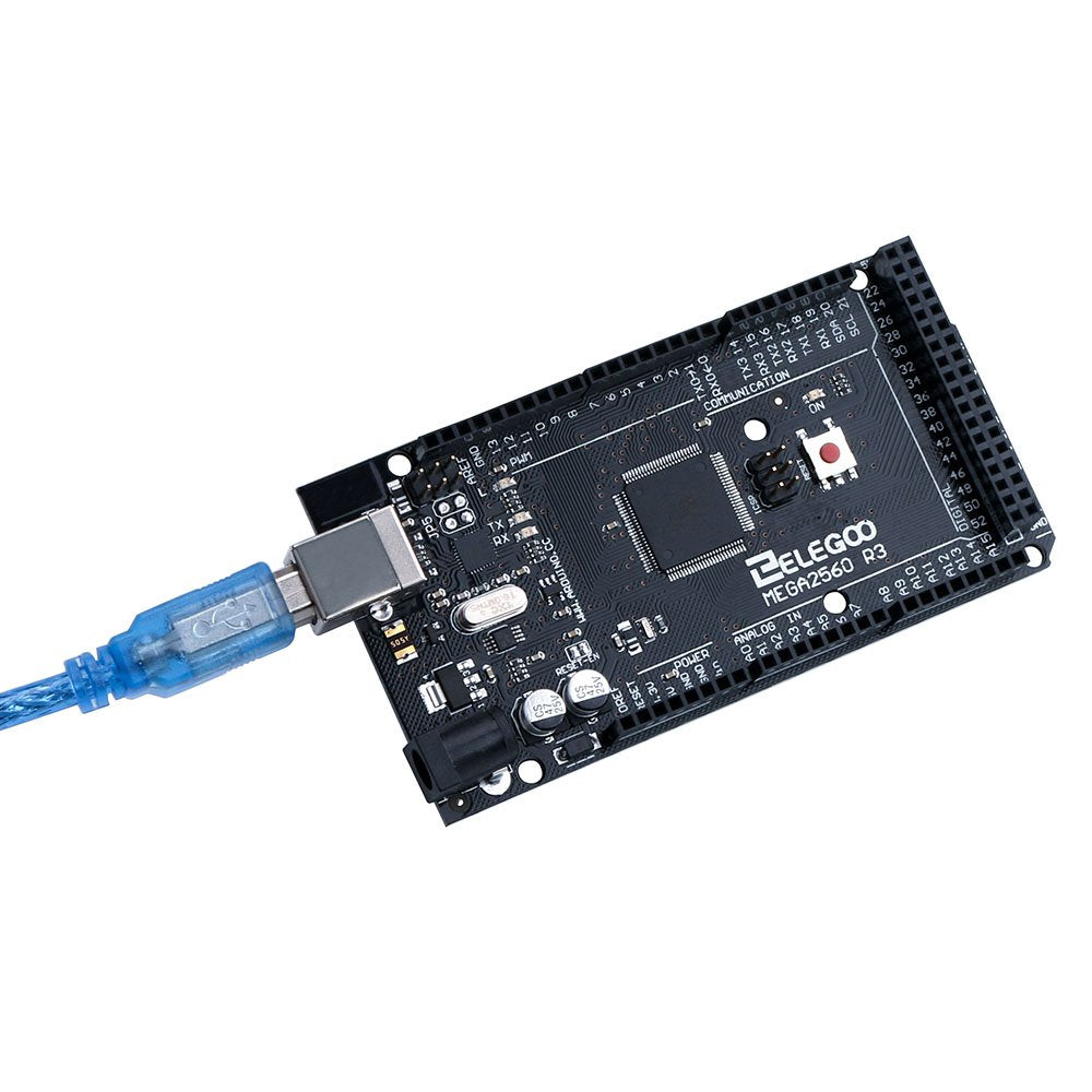 ELEGOO for Arduino MEGA2560 R3 ボード mega2560 MEGA16U2 + USB ケーブル (ブラック)