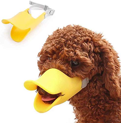 犬用マズル 口輪 犬アヒル口セット シリコン犬口 ペットシリコンゴムセット