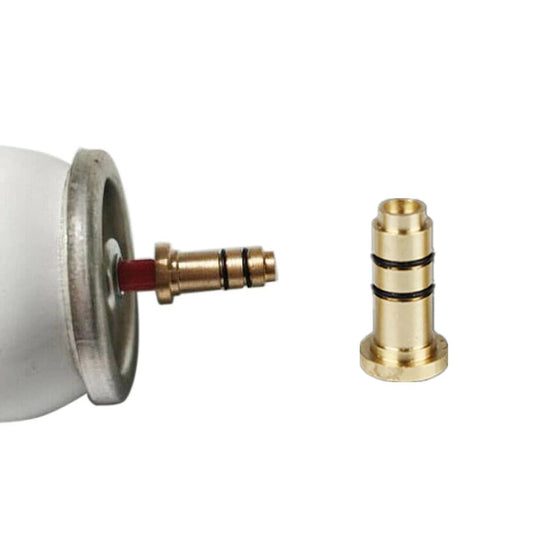 真ちゅう銅ノズル詰め替えガスアダプター ガス補給アダプター ブタンガス充填インフレータブルヘッド ガスアダプター ダンヒルドレス/ロラガス用