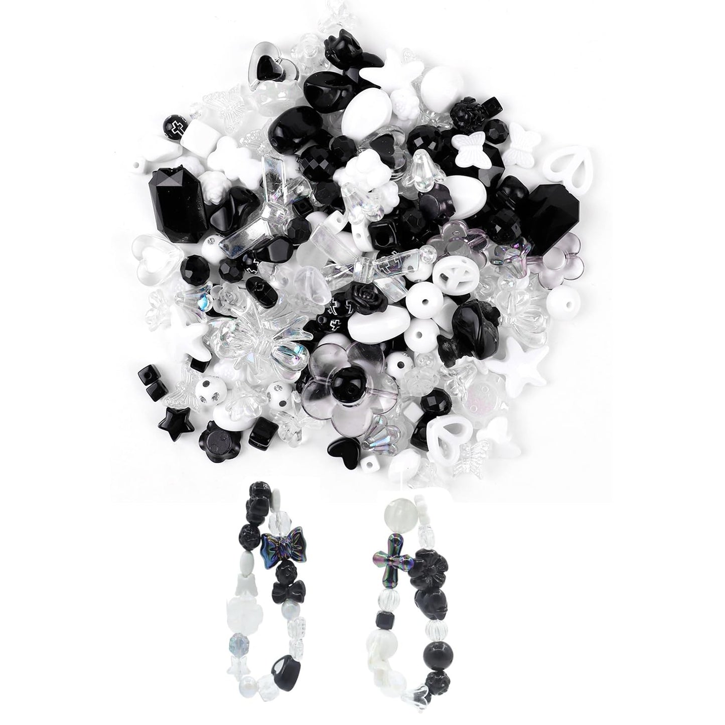 ビーズ ミックス デコパーツ 100g入り アクセサリー デコビーズ パーツ ストラップパーツ