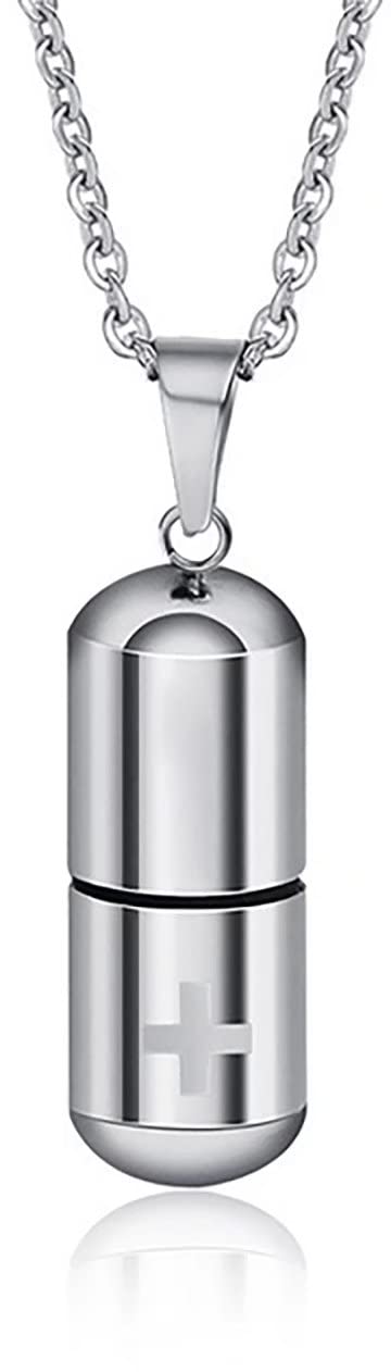 チタン ピルケース ニトロケース 携帯 薬ケース 完全防水 カプセル サプリ 収納 薬入れ 小物入れ キーホルダー ペンダント ネックレス コンパクト 錆びない おしゃれ プレゼント