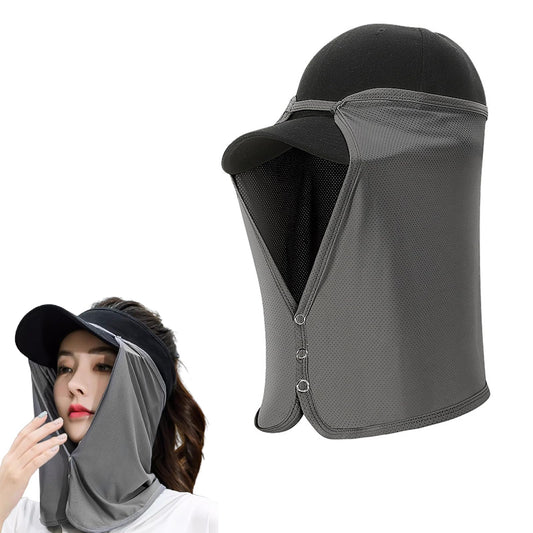 ネックシェード 帽子 キャップ ネックガード ネックカバー UVカット 日焼け防止 吸汗速乾 紫外線対策