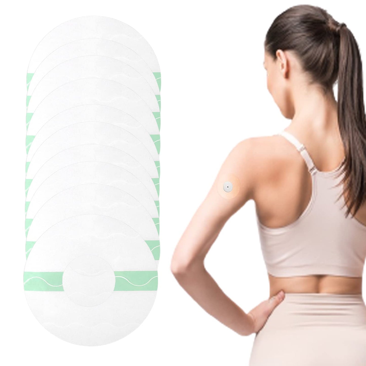 リブレ粘着パッチ【10個】防水プレカット リブレ 固定粘着パッチ 防水リブレセンサーパッチ 保護 ステッカー 固定パッチ 防水ステッカー