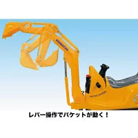 足けり乗用玩具 マイクロショベル コマツPC01 乗れる車のおもちゃ サウンド ヘルメット付 働く車 工事車両 3歳 4歳 トイコー