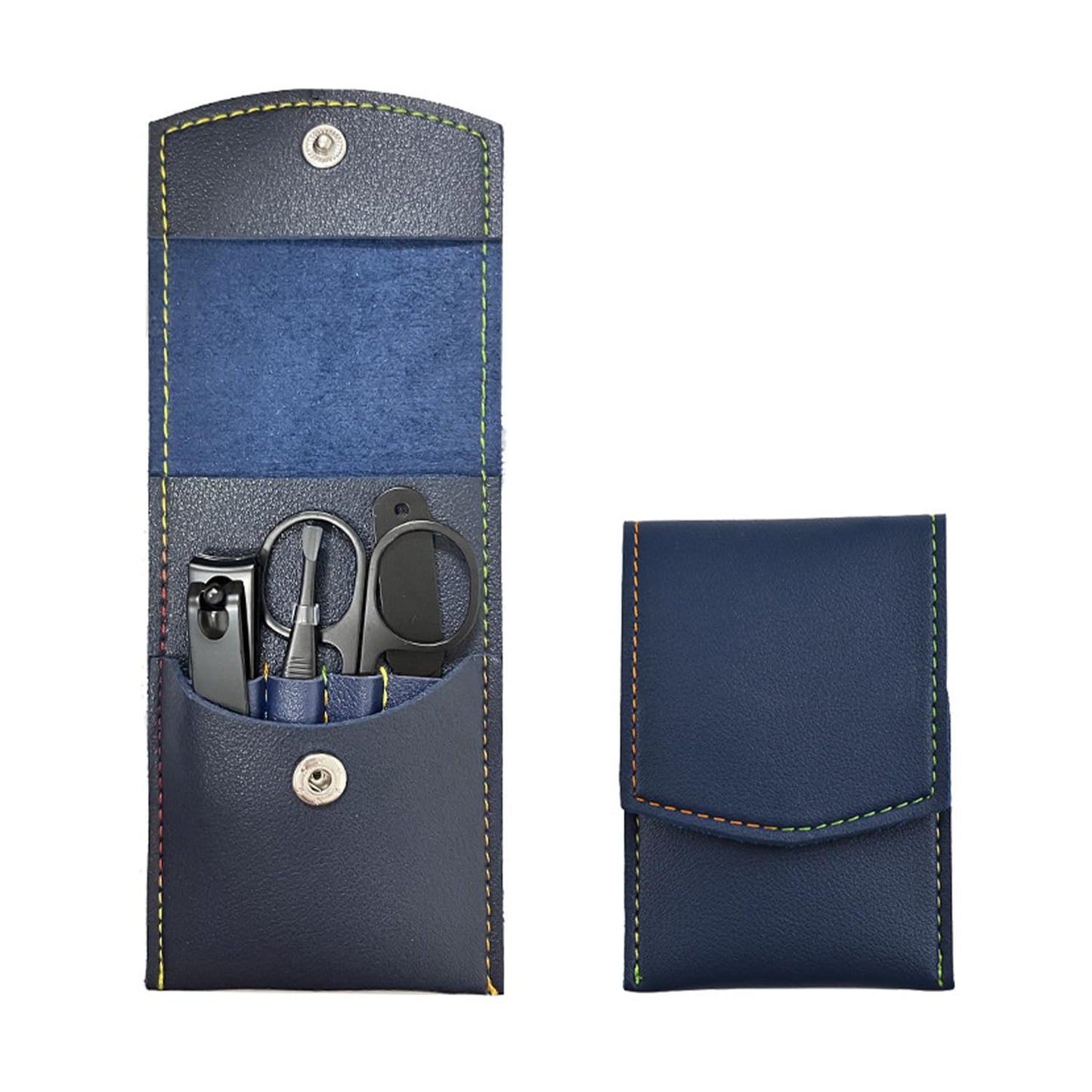 爪切り10本セット GRTUFOBA ネイルケアセット 爪切り 爪きり 爪やすり やすり 耳かき 持ち運び ポータブル コンパクト 便利 PUレザー ケース付き収納