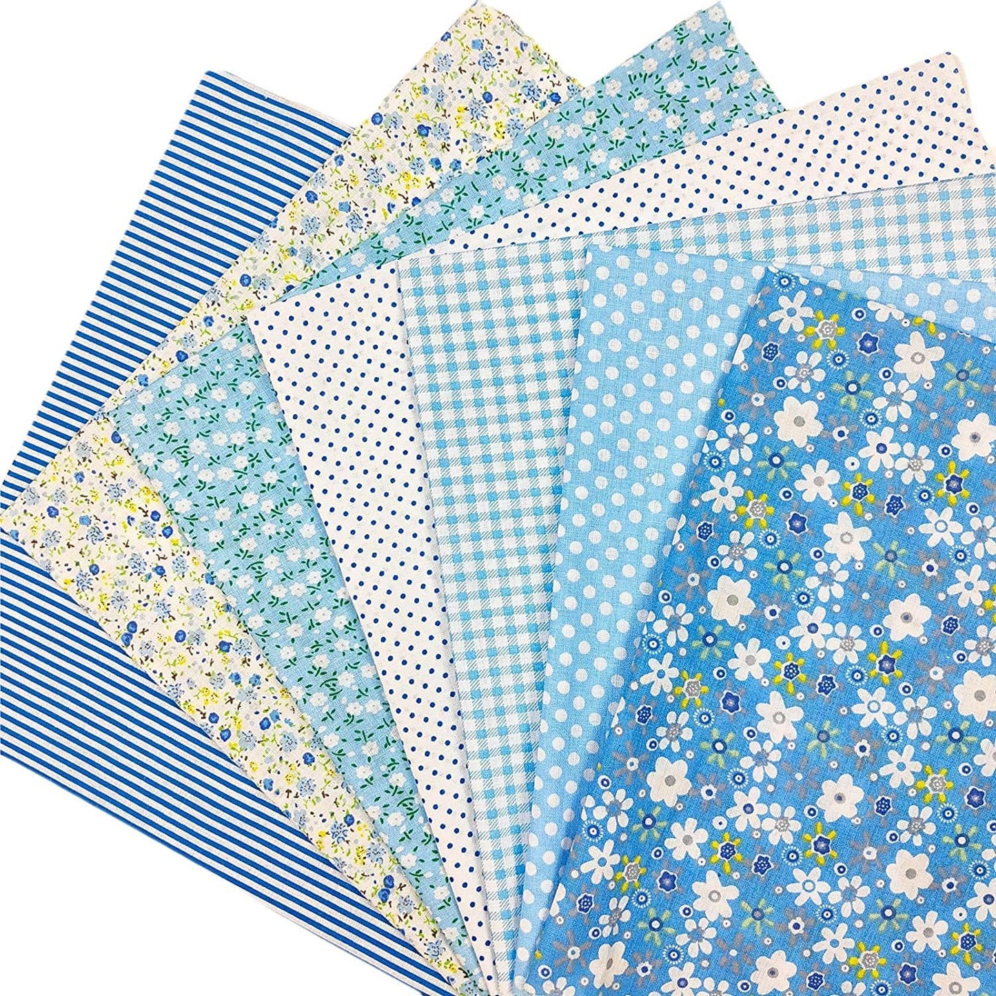 生地 布 花柄 50㎝×50㎝ DIY手芸用 綿 花柄 ハンドメイド 手作り 手芸 パッチワーク プリント 純綿 多様なパターンと色 おしゃれ パッチワーク 布セット 正方形 はぎれ (グレー) (緑)