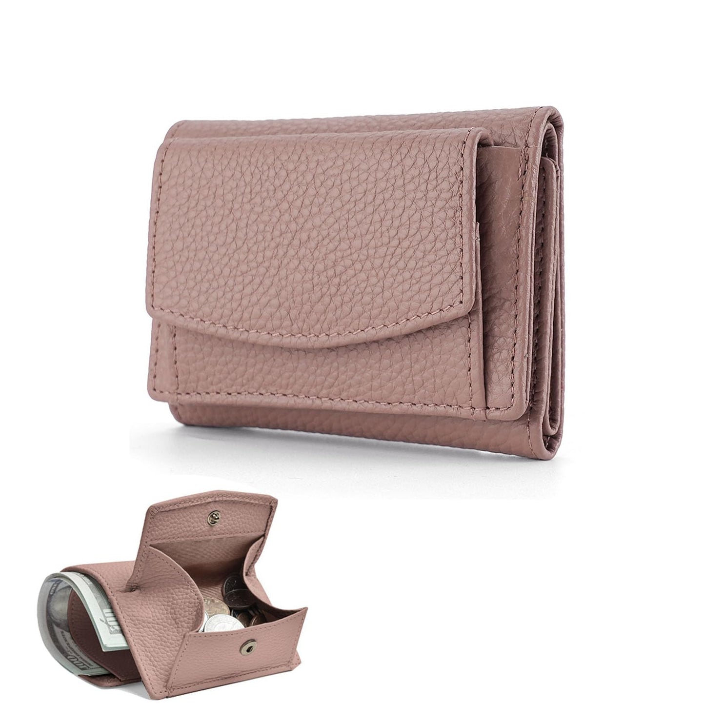 コインケース【GRTUFOBA】本革 コインケース 小銭入れ 3段 ファスナー 小銭入 カードポケット キーリング 付 小さい財布 男女兼用