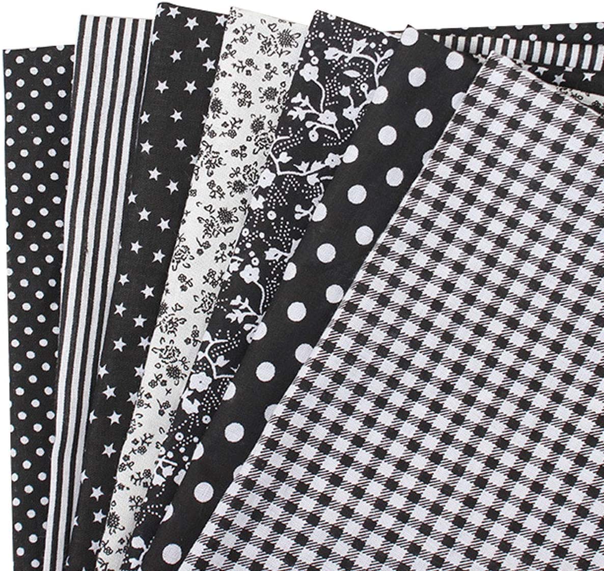 生地 布 花柄 50㎝×50㎝ DIY手芸用 綿 花柄 ハンドメイド 手作り 手芸 パッチワーク プリント 純綿 多様なパターンと色 おしゃれ パッチワーク 布セット 正方形 はぎれ (グレー) (緑)